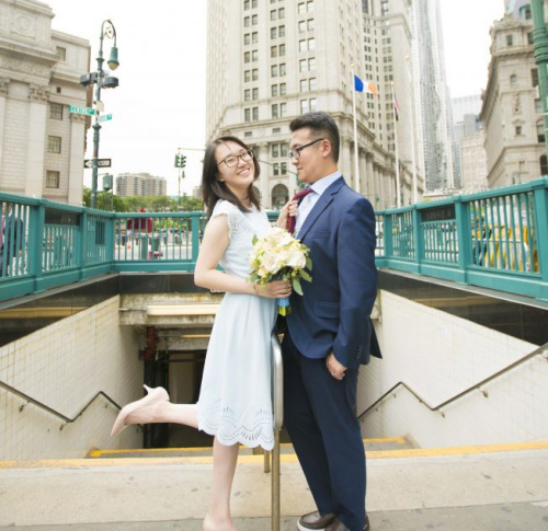 拍婚照不一定要選著名景點，對新人自己有意義就好。(“Lizadia”來／提供)