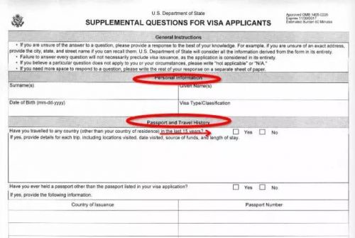 問卷局部范例。