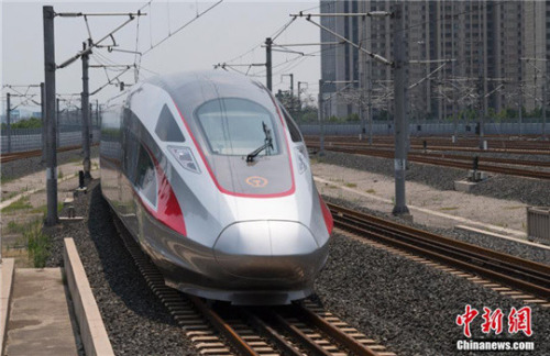 “復(fù)興號”高鐵 來源：<a target='_blank'  >中新網(wǎng)</a>