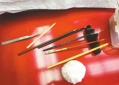 簡單的幾樣工具讓亞洲的古畫古書重現(xiàn)當時的精彩。