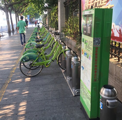 共享單車。(圖片均由作者提供)