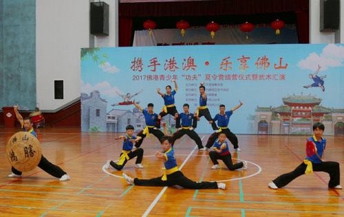 佛山蔡李佛鴻勝館表演團(tuán)體武術(shù)