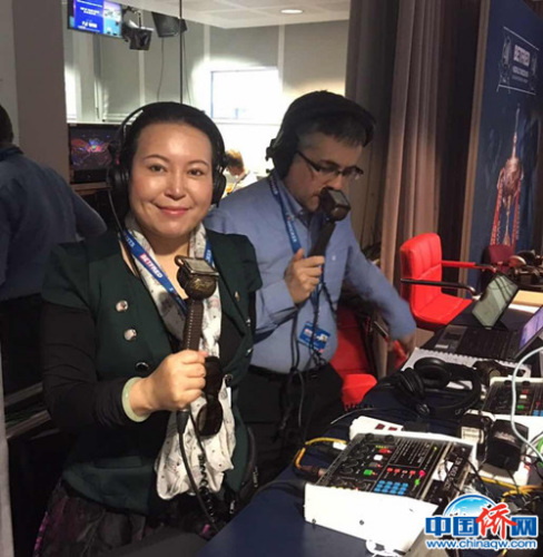 與BBC著名主持人一起制作世界冠軍節(jié)目。