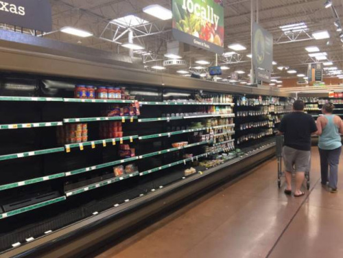 超市已被搶購(gòu)一空