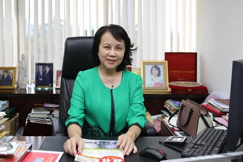 香港《鏡報》執(zhí)行社長徐新英。謝光磊 攝