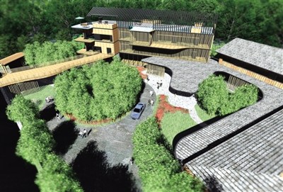 楠溪書院擴(kuò)建效果圖。