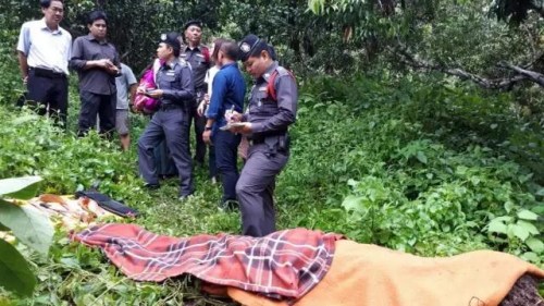 事發(fā)現(xiàn)場。（圖片來源：泰國《星暹日報》微信公眾號轉(zhuǎn)自泰叻）