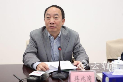 西南林業(yè)大學(xué)校長蔣兆崗。(何新聞 攝)