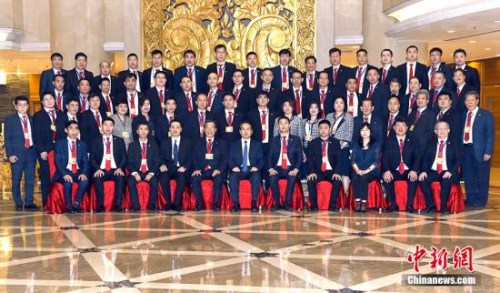 9月15日，中國國務(wù)院僑務(wù)辦公室副主任譚天星在北京會見菲律賓旅菲各校友會聯(lián)合會訪問團。 <a target='_blank' >中新社</a>記者 張勤 攝