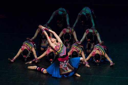 中國民族舞表演。