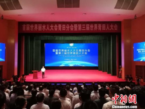 首屆世界麗水人大會(huì)青田分會(huì)暨第三屆世界青田人大會(huì) 蘭成龍 攝 首屆世界麗水人大會(huì)青田分會(huì)暨第三屆世界青田人大會(huì) 蘭成龍 攝