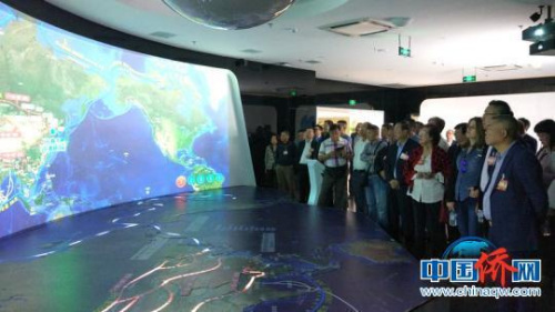 中國海外交流協(xié)會海外理事赴長春新區(qū)考察。郭佳 攝