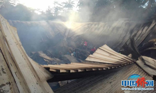 事發(fā)地斷壁殘垣。(潘郁供圖)