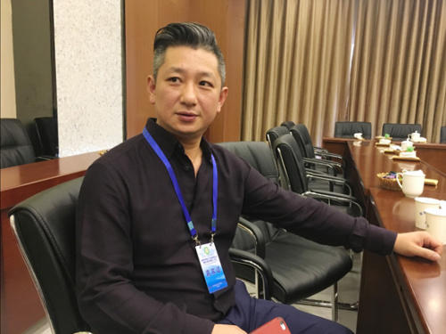 意大利華商程鵬。（《歐洲時(shí)報(bào)》/萬(wàn)淑艷 攝）