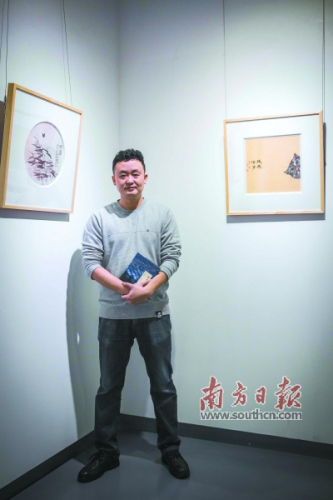 林帝浣的“二十四節(jié)氣水墨國畫展”正在廣州289藝術園區(qū)展出。