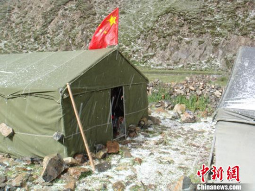 圖為第六地質大隊駐地?！≈芪脑?攝