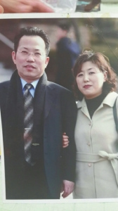 夫婦倆初到成都。(受訪者供圖)