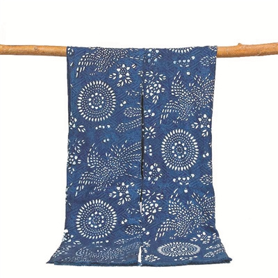 用藍(lán)印花布制作的創(chuàng)意產(chǎn)品。 （吳元新 供圖）