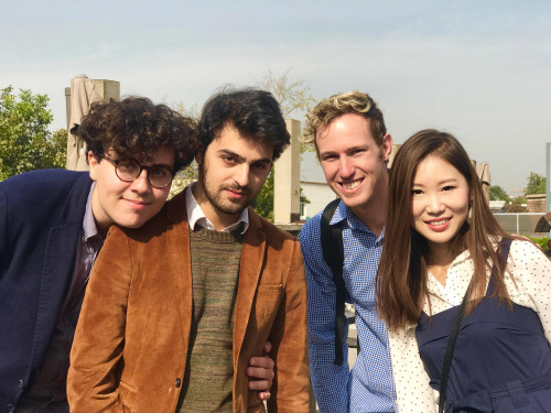 往屆冠軍：從左至右依次為，海濤(2016第九屆 德國)、楚杰士(2009第二屆 法國)、孔德魯(2012第五屆 美國)、寧靜(2013第六屆 蒙古)