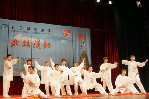中華武術(shù)表演。