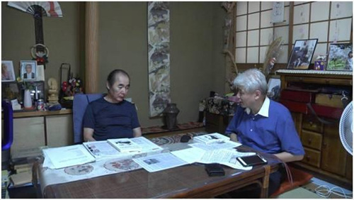 久保井規(guī)夫接受蔣豐采訪。