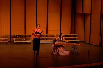 中國(guó)民樂(lè)表演。