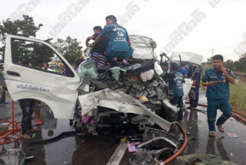 事故現(xiàn)場。泰國《世界日報(bào)》