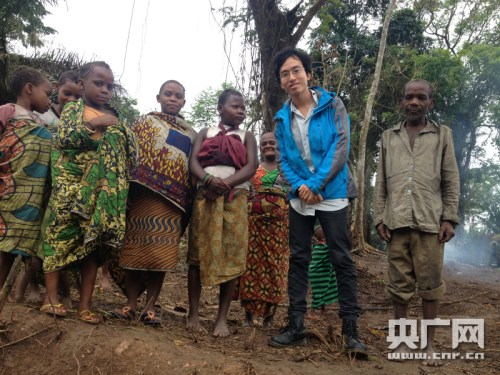 黃泓翔在剛果金調(diào)研。