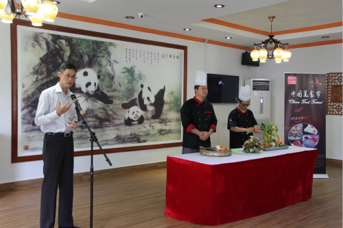 中國駐坦使館文化參贊兼中國文化中心主任高煒致歡迎辭。