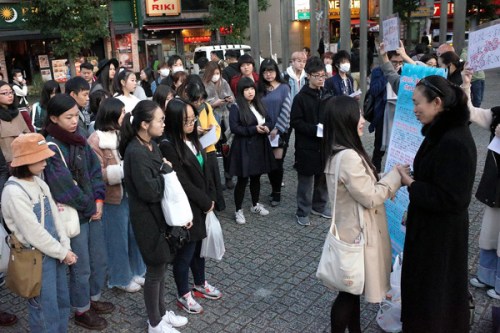 活動現(xiàn)場(日本《中文導(dǎo)報》)