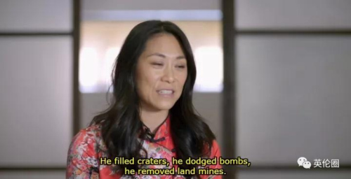 勞工Su Yun-Yi的孫女Karen在英國長大，她回憶了祖父跟她講過為數(shù)不多的戰(zhàn)場經(jīng)歷細節(jié)。