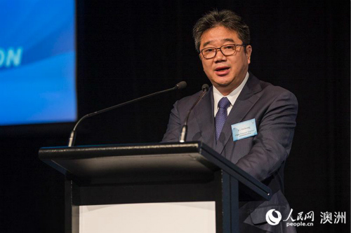 中國(guó)國(guó)家旅游局副局長(zhǎng)李世宏在活動(dòng)上致辭(攝影 賀吉)。