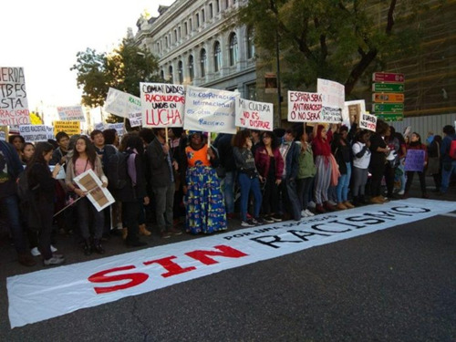 游行活動(dòng)。(西班牙歐浪網(wǎng) 資料圖)