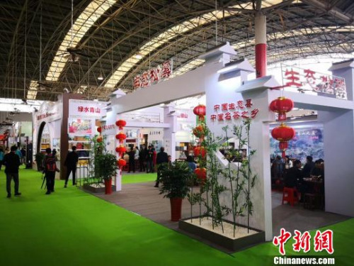 11月15日，第十一屆海峽兩岸茶業(yè)博覽會現場。　陳偉 攝