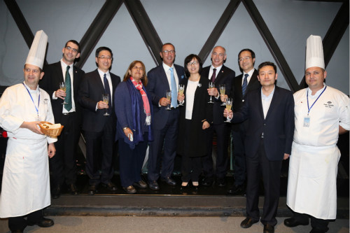 以色列文化夜活動(dòng)到場(chǎng)嘉賓合影。