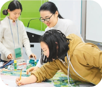 韓國(guó)濟(jì)州漢語(yǔ)冬令營(yíng)文化體驗(yàn)活動(dòng)現(xiàn)場(chǎng)