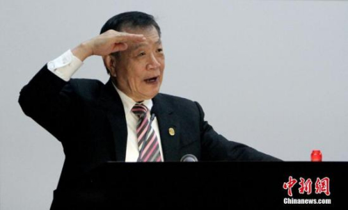 資料圖，李昌鈺激情演講。 <a target='_blank' >中新社</a>記者 張道正 攝