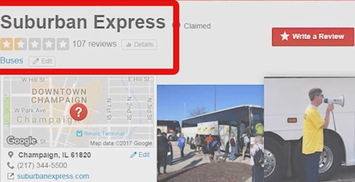 “城郊快線”巴士公司惡評如潮，評分不足2顆星