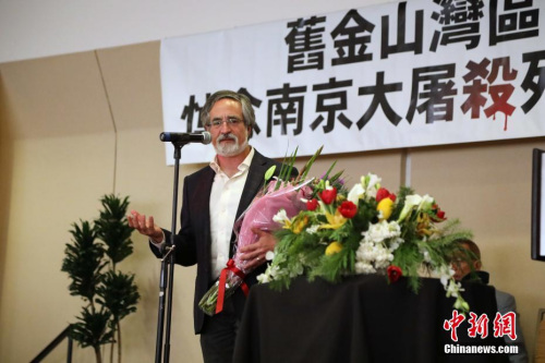 圖為舊金山猶太裔市議員阿倫·佩斯金。<a target='_blank' >中新社</a>記者 劉丹 攝