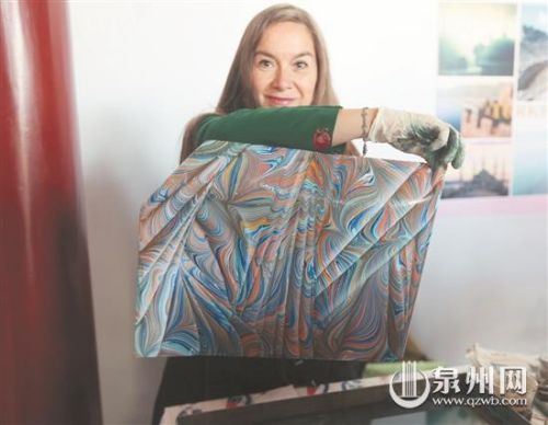 土耳其濕拓畫。