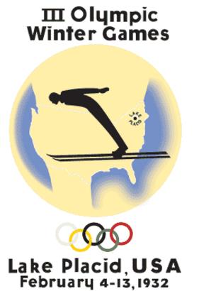 1932年第3屆普萊西德湖冬奧會會徽