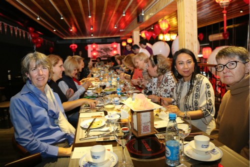 美食品鑒會(huì)現(xiàn)場(chǎng)。