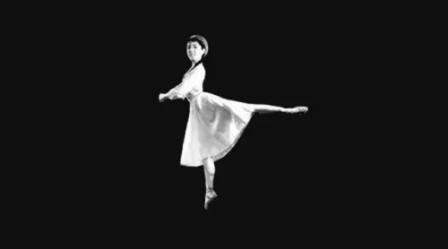 《芳華》海報上的跳舞剪影，就是根據(jù)嚴(yán)歌苓本人的照片做的。