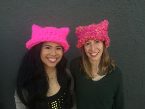 徐景梧(左)和聯(lián)合發(fā)起人Jayna Zweiman(右)。(美國《世界日報》/徐景梧提供)