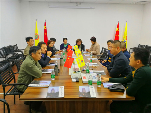 常州市僑辦一行與東莞市常州商會座談交流。