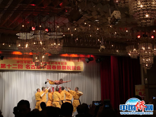 武術(shù)表演。