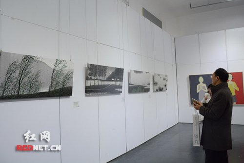 展覽現(xiàn)場(chǎng)。 