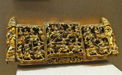 “疊浮”人物花版