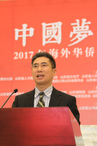 圖為山東省僑辦副主任孫傳尚。