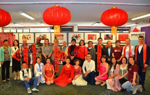 合影。(新西蘭天維網(wǎng))